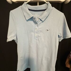 Vineyard Vines Blue Polo Shirt Classic Comfortable Design